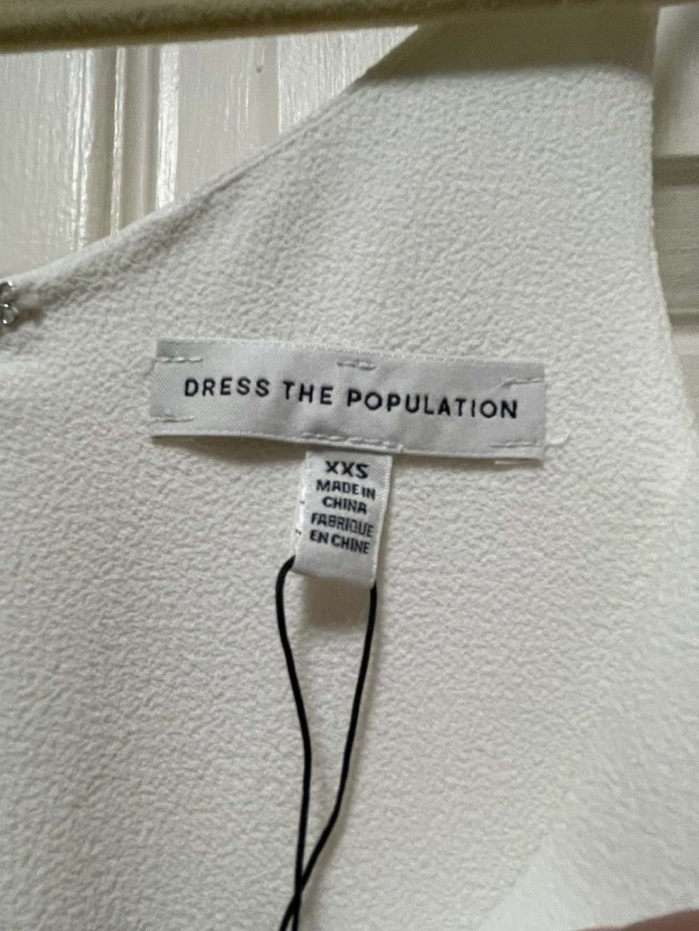 Dress the Population Iris Off White Textured Sleeveless Dress - Picture 6 of 15